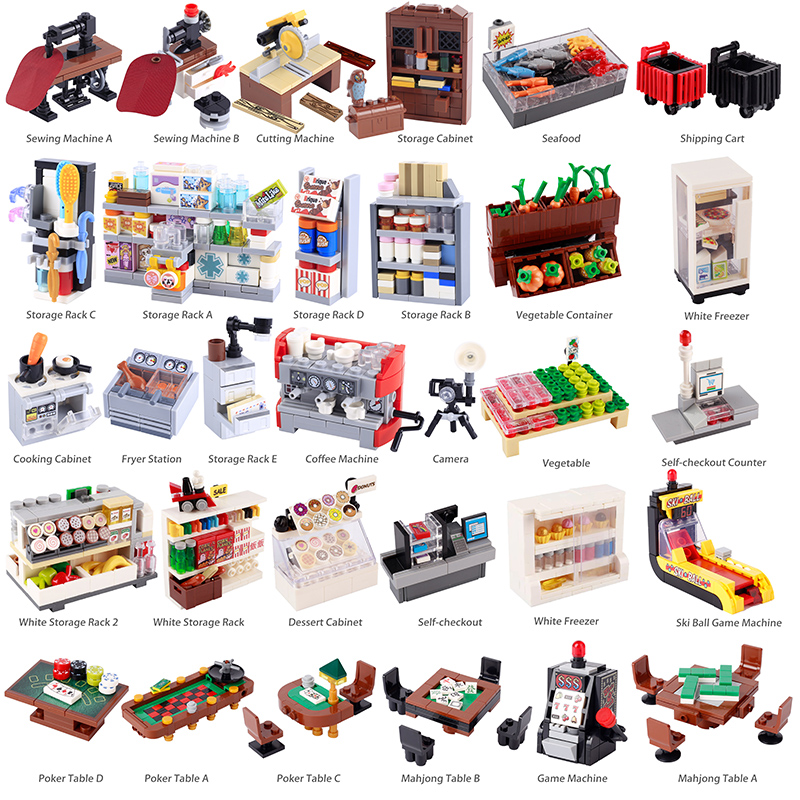 Food Storage Building - MOC Şehir Süpermarketi Yapı Blokları Cep