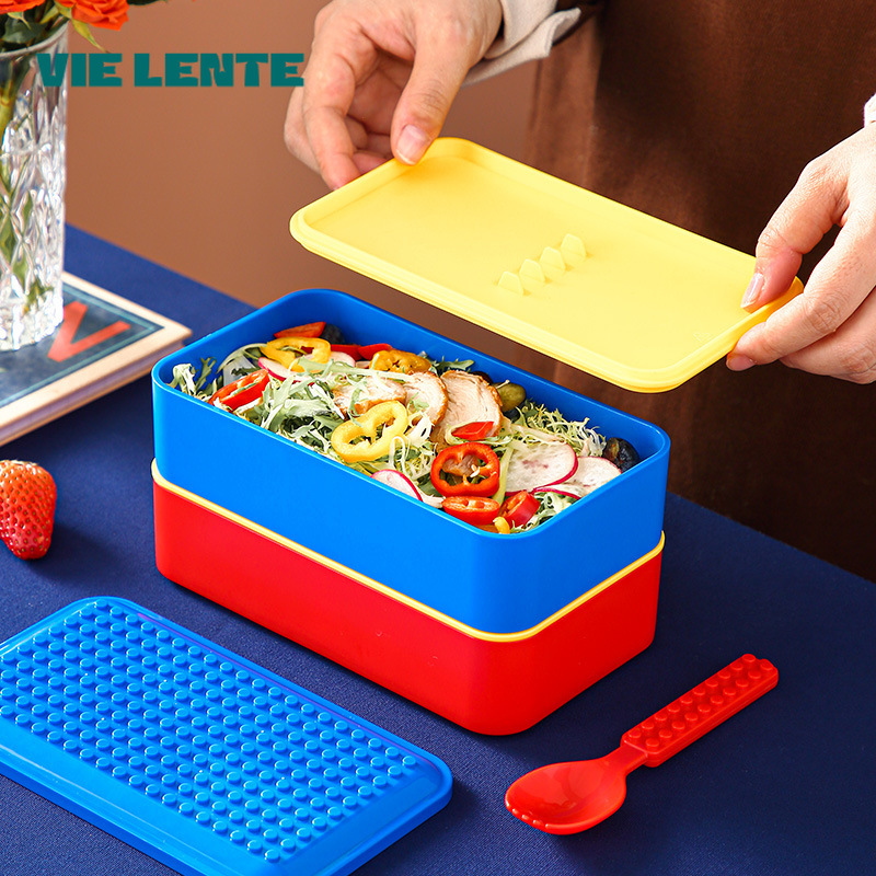 Food Storage Building - Komik mühürlü öğle yemeği için Bento