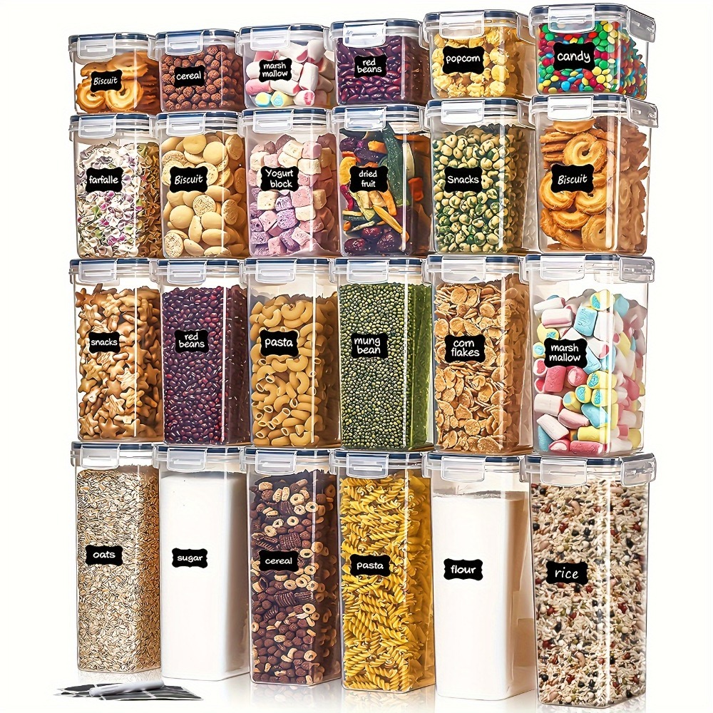 Food Storage Method - 24 adet gıda saklama kapları 12