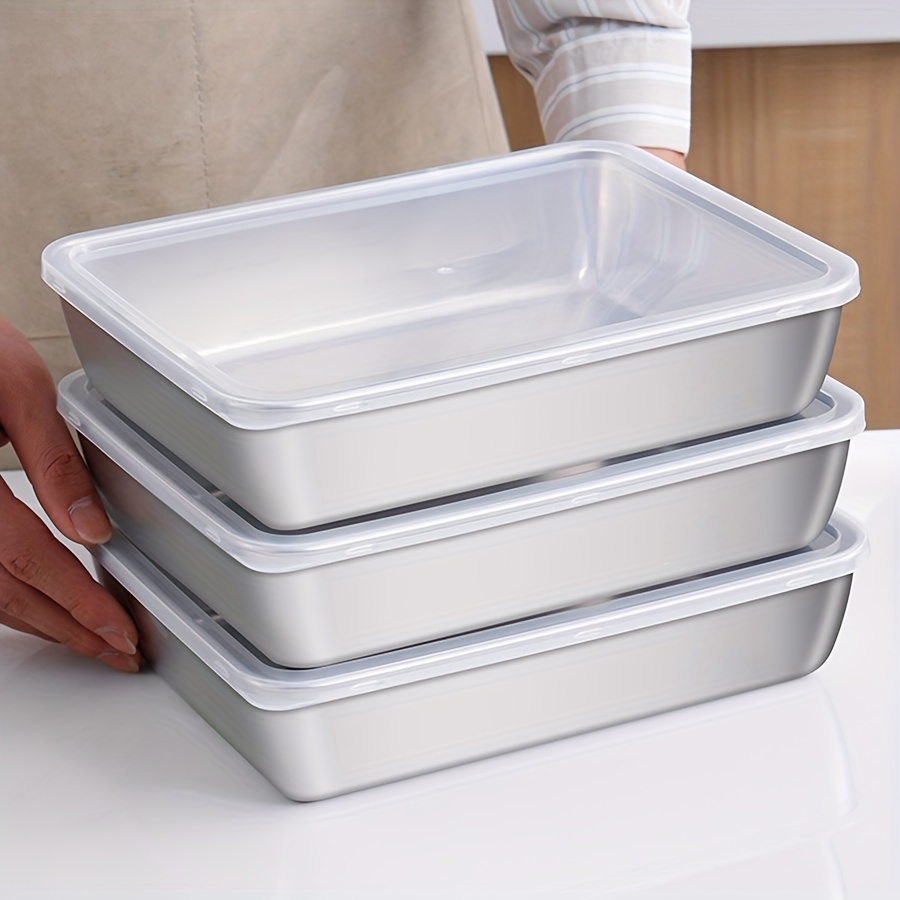 Food Storage Pantry - 1-3 Adet Paslanmaz Çelik Gıda Saklama