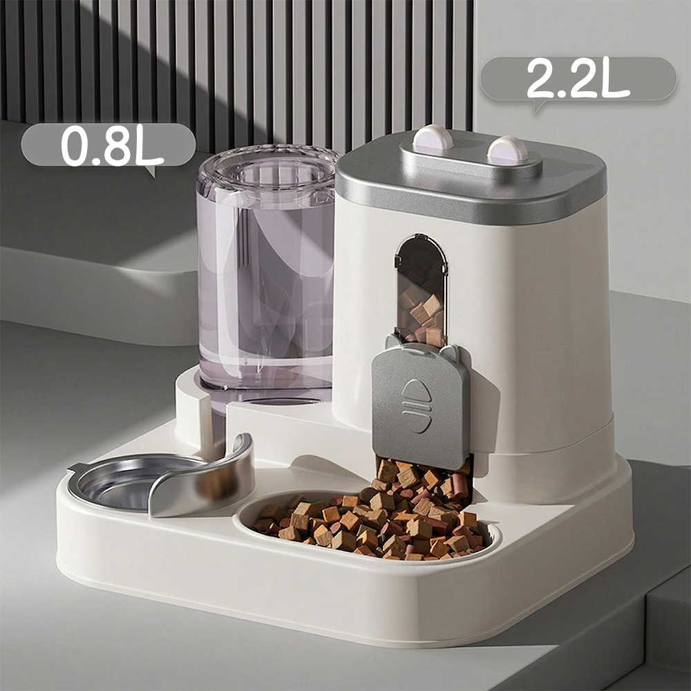 Food Storage Large Plastic Containers - Otomatik Besleyici Köpek Kedi Mama Kabı