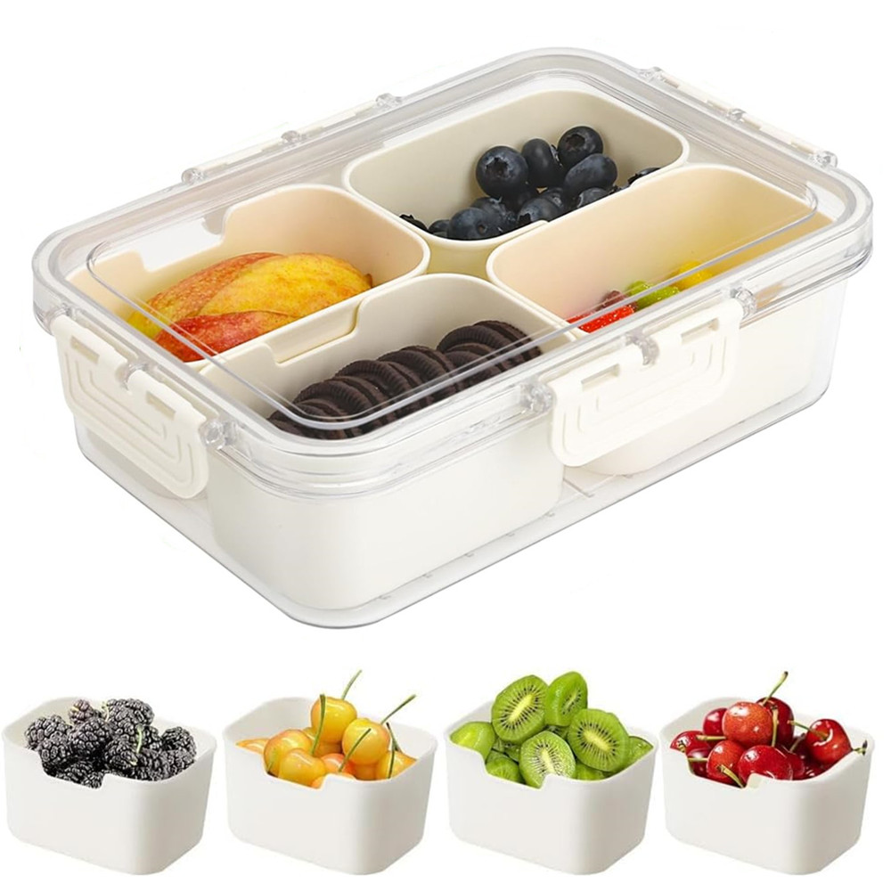 Food Storage Made Easy - Taşınabilir Gıda Saklama Kutusu, Atıştırmalık Saklama