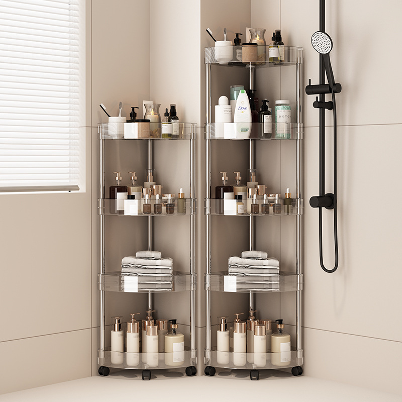Food Storage Shelving - Şeffaf Depolama Rafı Banyo Mutfak Rafı