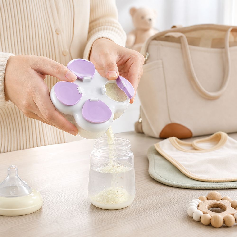 Food Storage For Baby - Bölmeli Mama Hazırlama Kabı 720ml 4