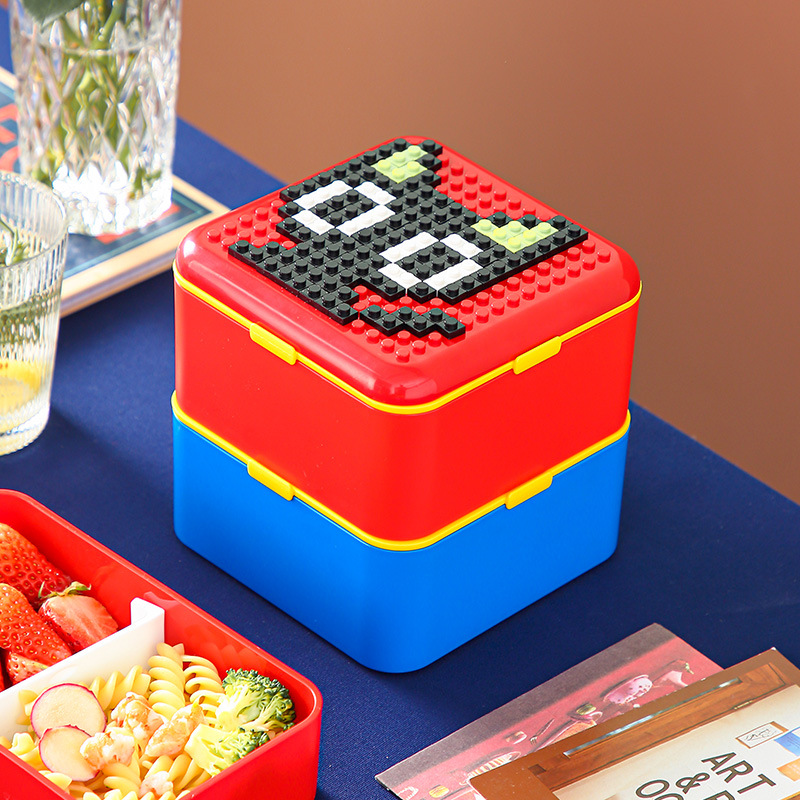 Food Storage Building - Komik Mühürlü Öğle Yemeği Bento Kutusu