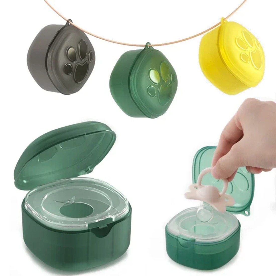 Food Storage For Baby - Gıda Sınıfı Silikon Emzik Kutusu Bebek