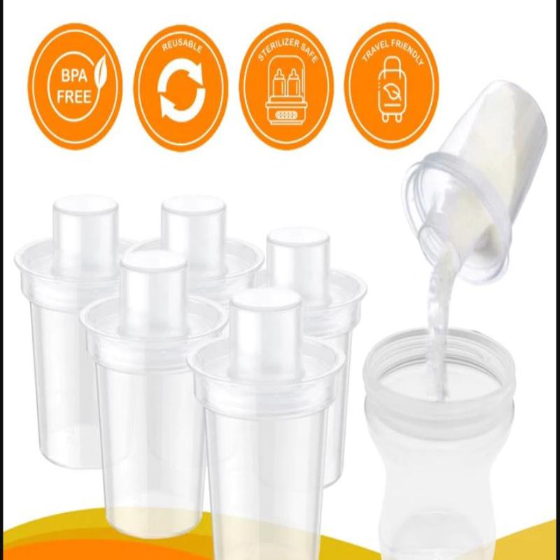 Food Storage For Baby - 6PPC 80ML Bebek Süt Tozu Dağıtıcısı