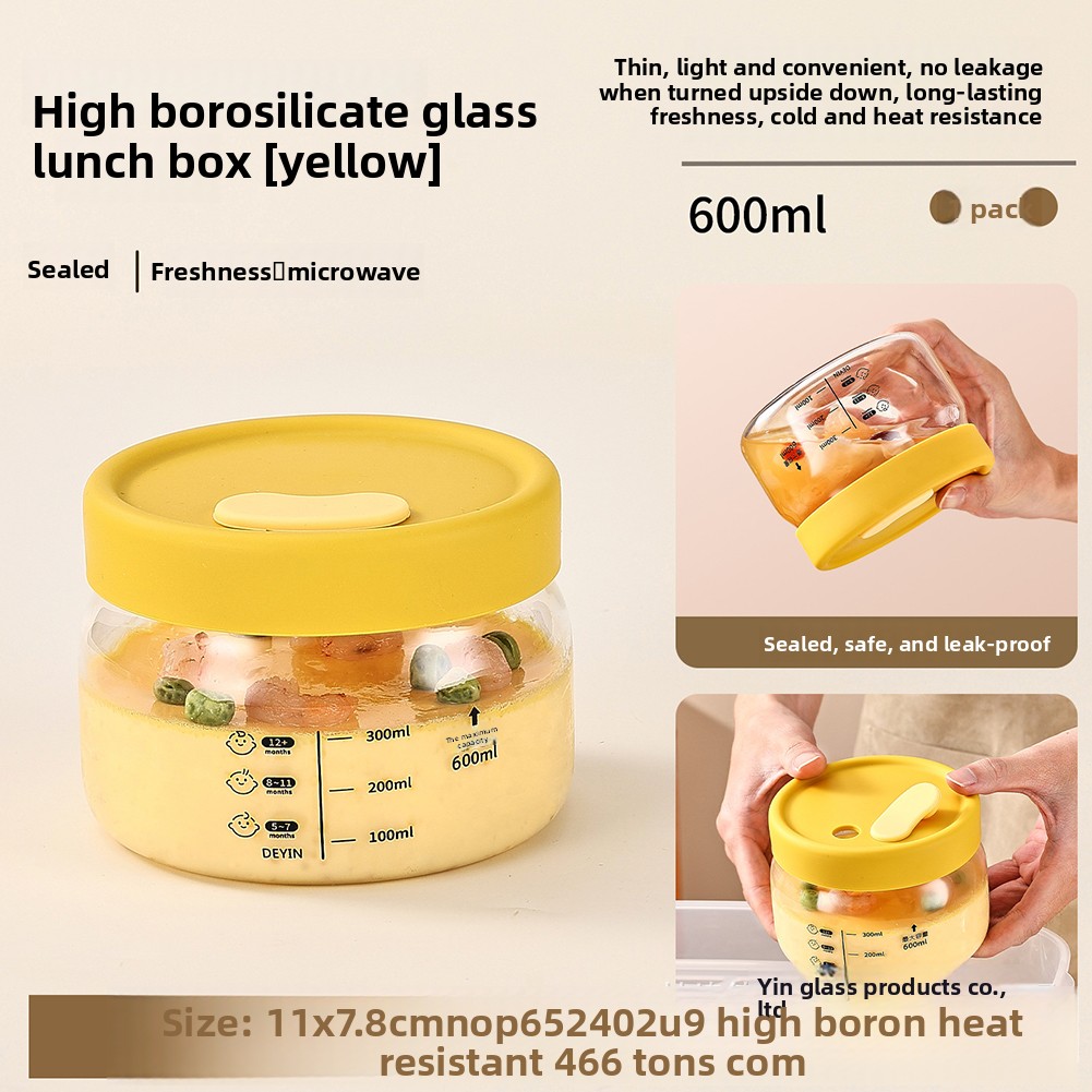Food Storage Method - Cam Gıda Saklama Kabı Hava Geçirmez