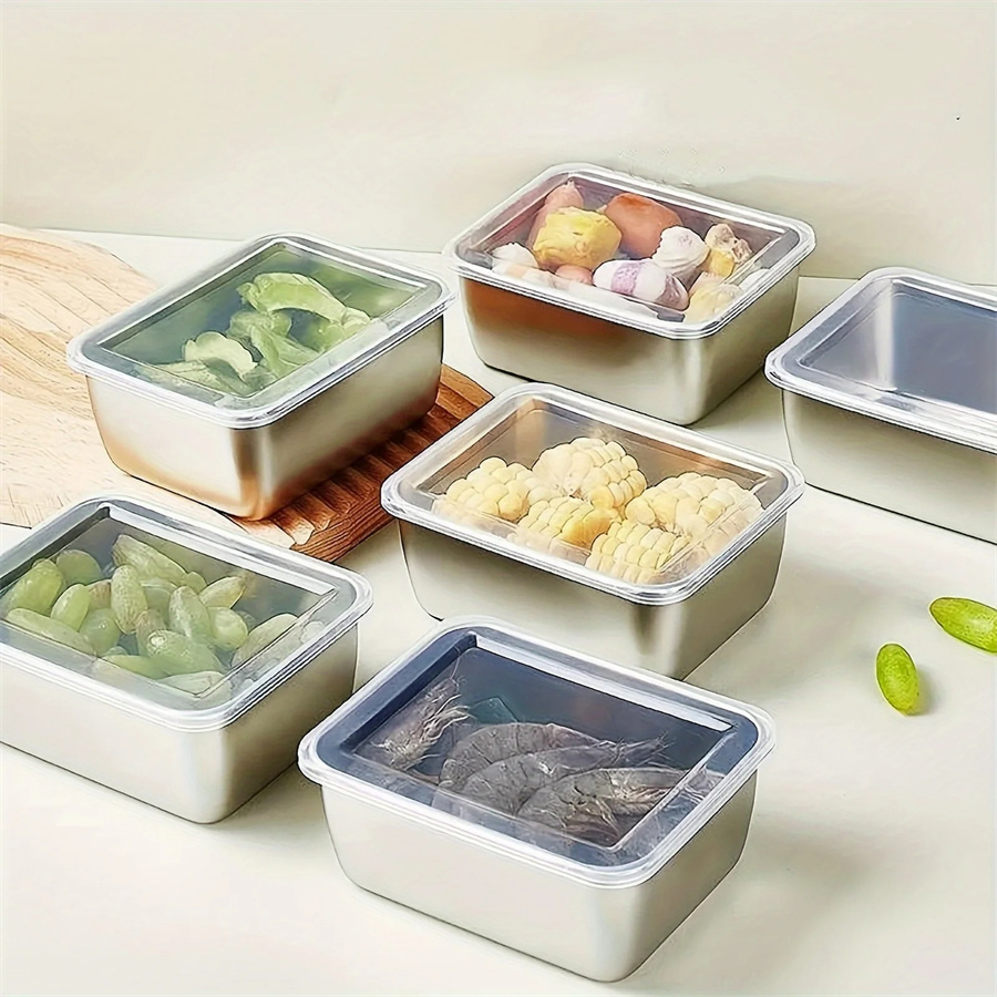 Food Storage Made Easy - 1/3/5 adet paslanmaz çelik gıda saklama