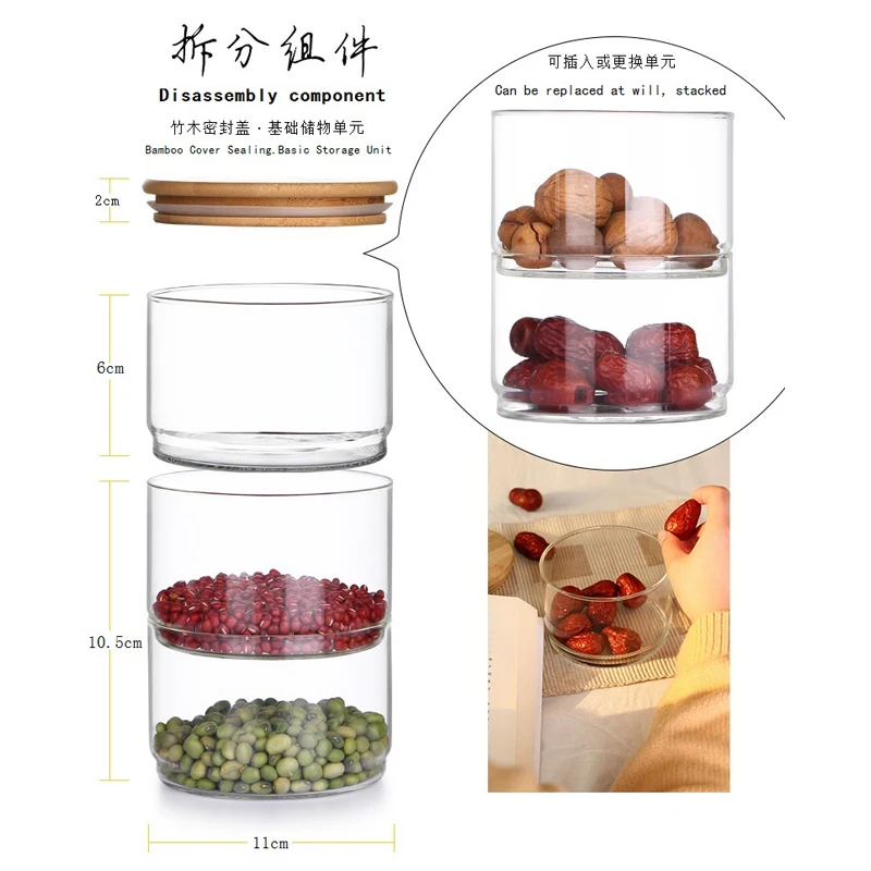 Yeni 1200 Ml 3 Katmanlı Cam Ka - Food Storage Glass Container Set incelemesi ve fiyatı