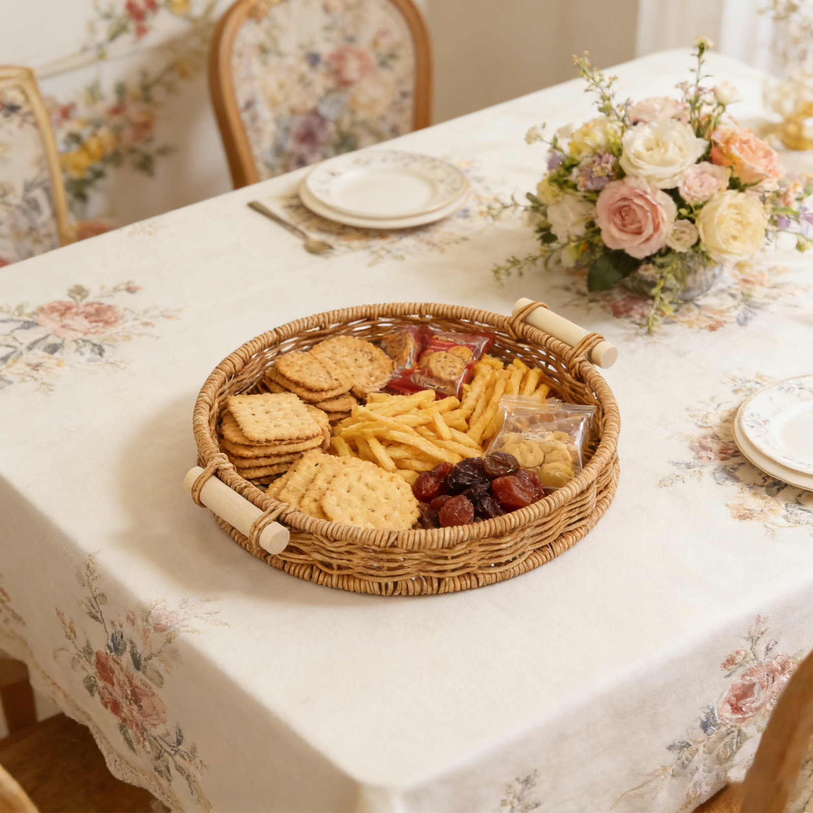 İmitasyon Rattan Ekmek Sepeti  - Food Storage Handling incelemesi ve fiyatı