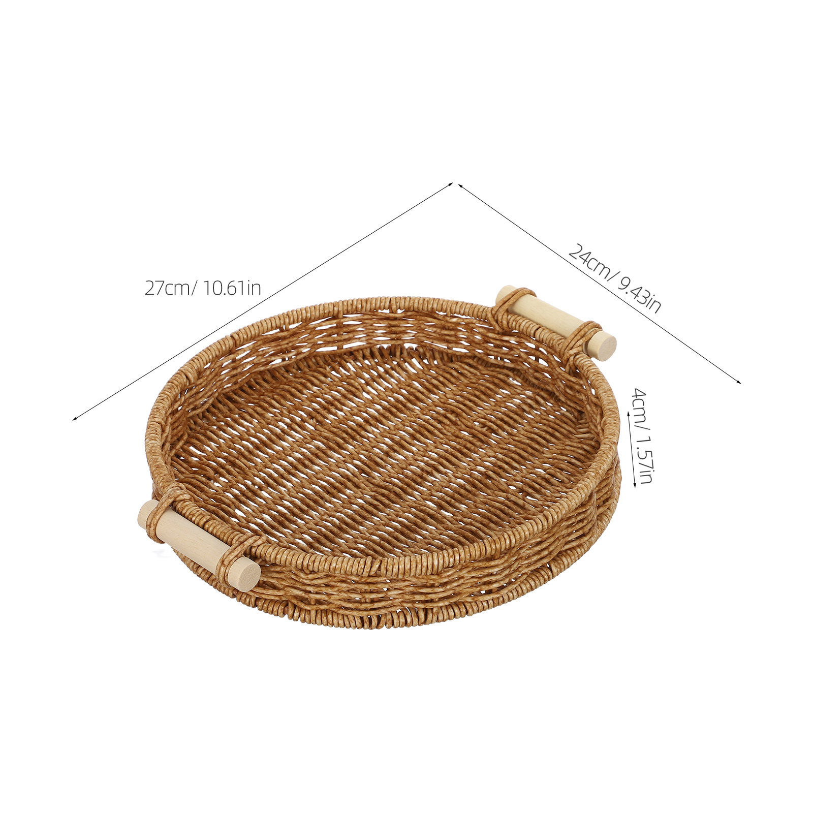 İmitasyon Rattan Ekmek Sepeti  - Food Storage Handling incelemesi ve fiyatı