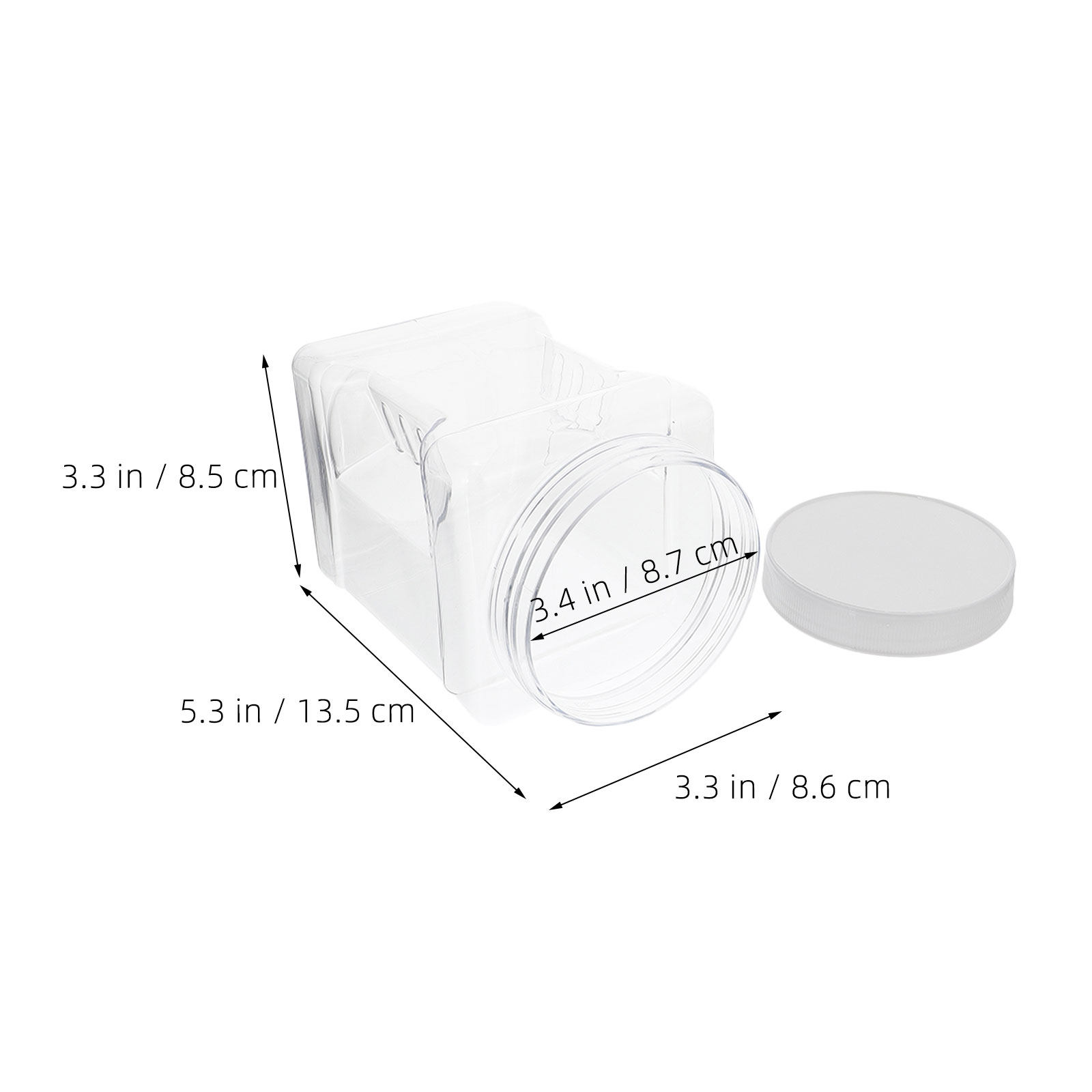 6 Adet Şeffaf Kare Plastik Sak - Food Storage Handling incelemesi ve fiyatı