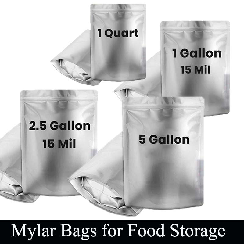 0.25 /1/2.5/ 5 Galon Gümüş Alü - Food Storage Long Term incelemesi ve fiyatı