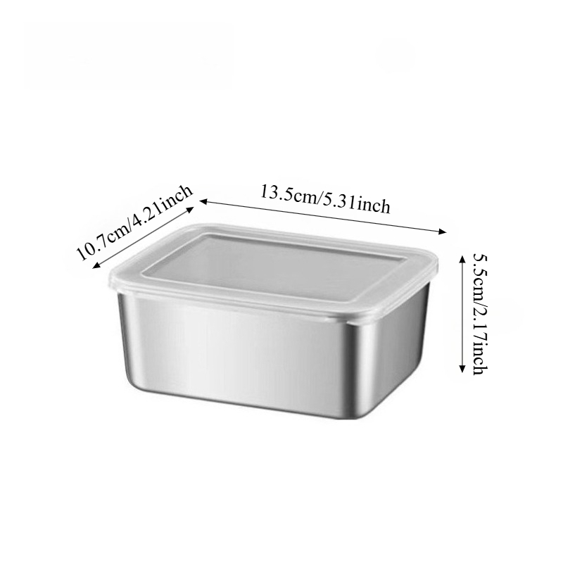 3/6 Adet Paslanmaz Çelik Dikdö - Storage Food Tray incelemesi ve fiyatı
