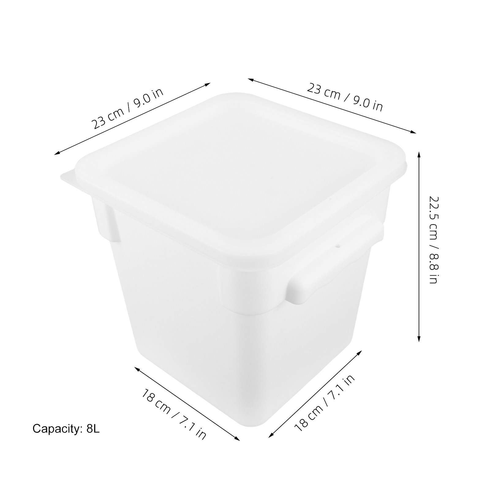 Kare Plastik Gıda Saklama Kabı - Food Storage Handling incelemesi ve fiyatı