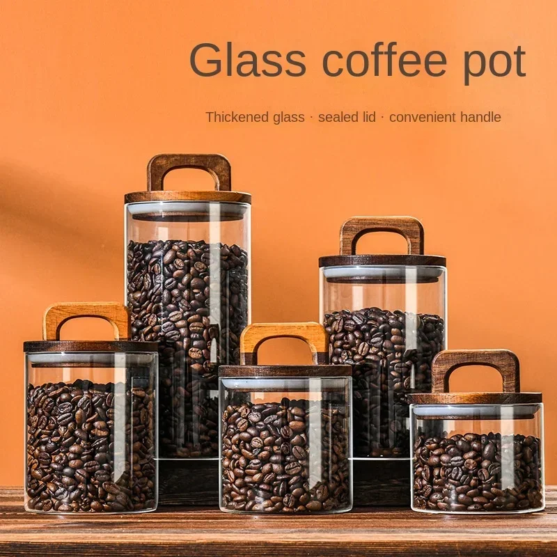 800-2100 ml Ahşap Kapaklı Cam  - Food Storage Glass Container Set incelemesi ve fiyatı