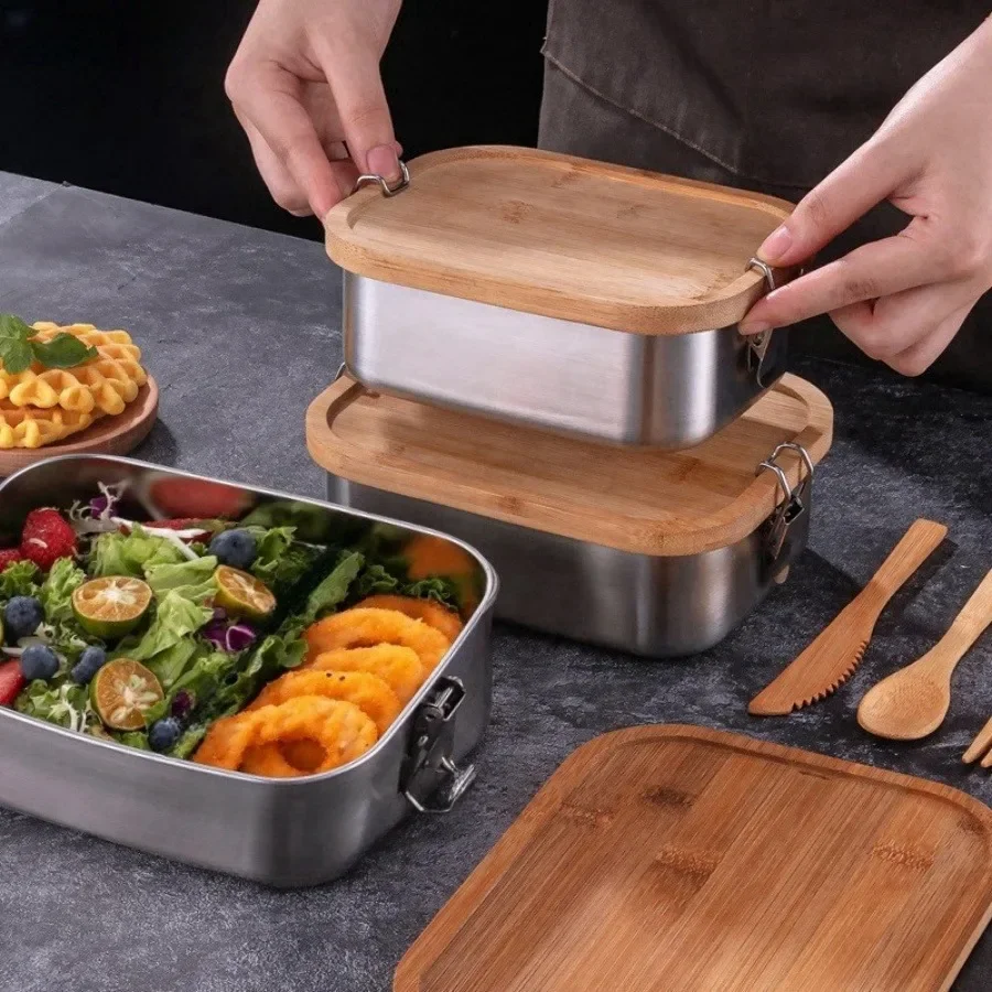 Yeni 304 Paslanmaz Çelik Bambu - Food Storage Made Easy incelemesi ve fiyatı