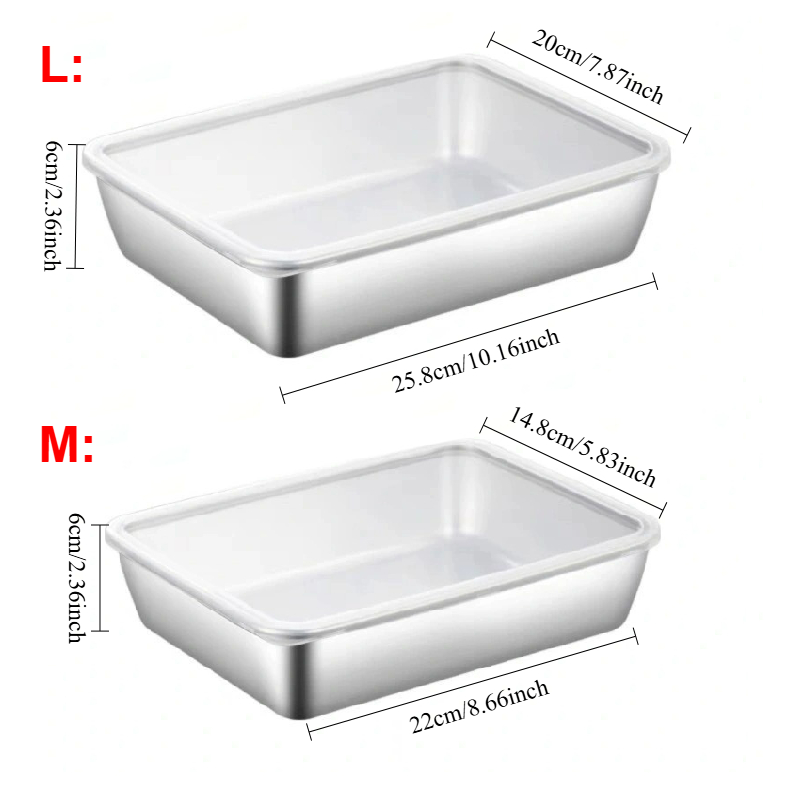 1-3 Adet Paslanmaz Çelik Gıda  - Food Storage Pantry incelemesi ve fiyatı