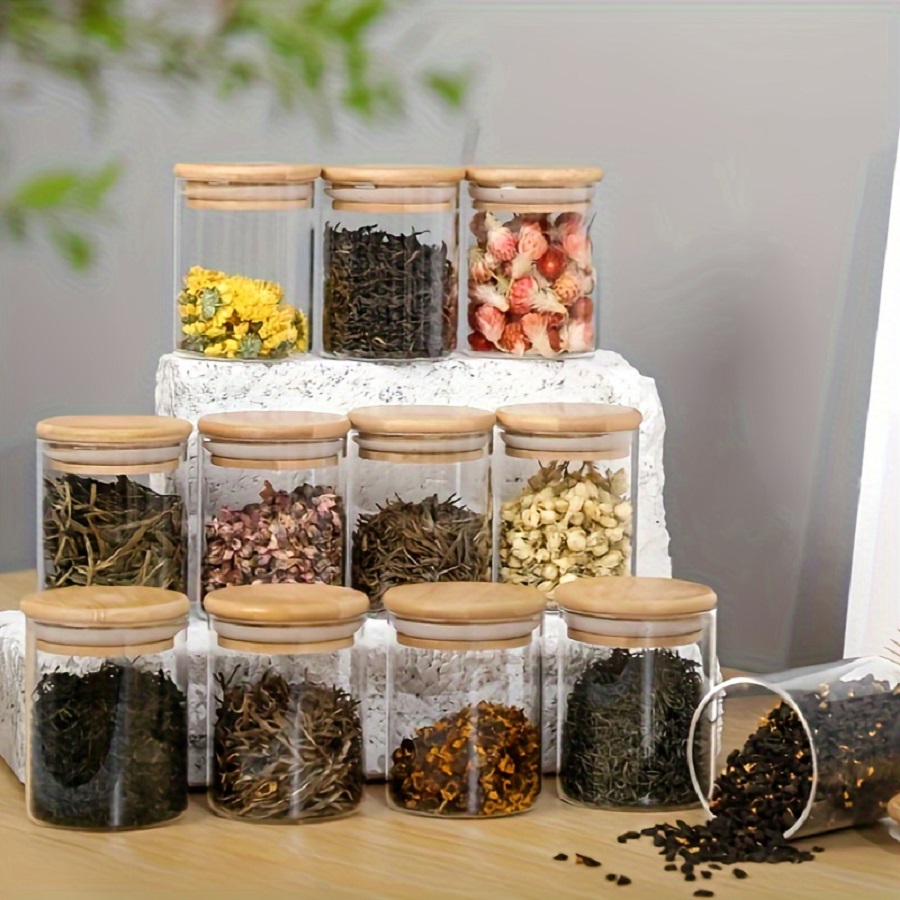 12 adet/takım hava geçirmez ca - Food Storage Glass Container Set incelemesi ve fiyatı
