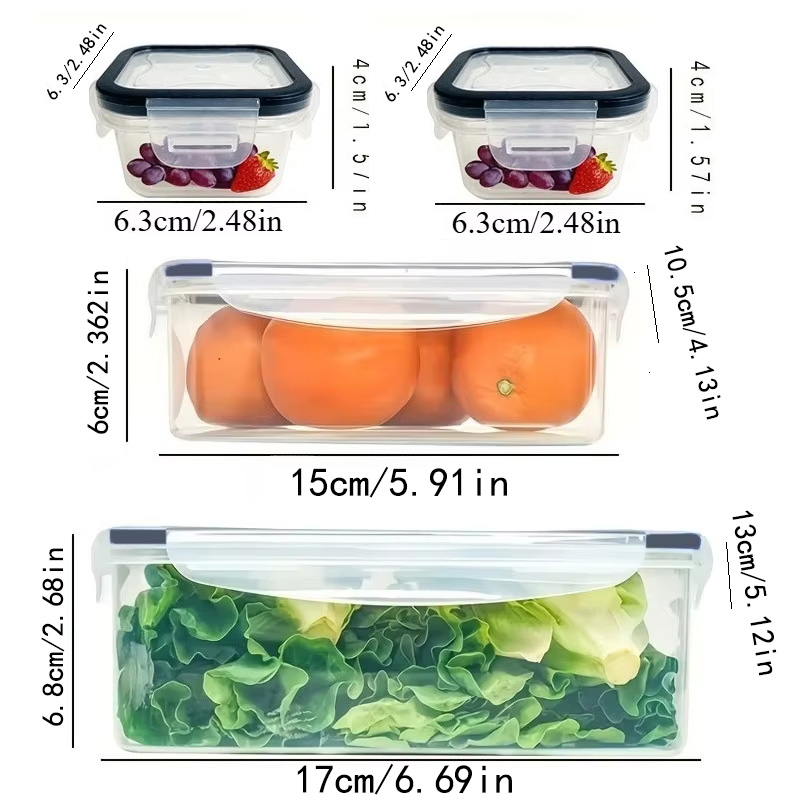 8 Parça Set, 4 Kap ve 4 Kapak  - Food Storage Made Easy incelemesi ve fiyatı