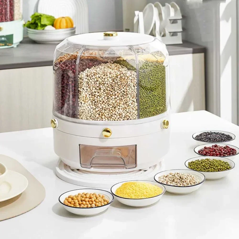 Gıda Sınıfı Döner Tahıl Dağıtı - Food Storage Large Plastic Containers incelemesi ve fiyatı
