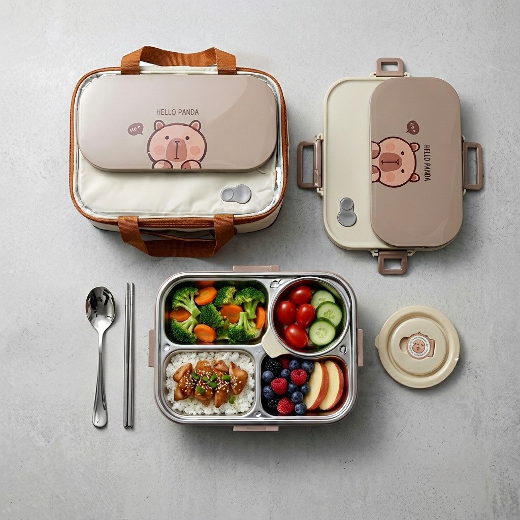 304 Paslanmaz Çelik Bento Öğle - Food Storage Made Easy incelemesi ve fiyatı