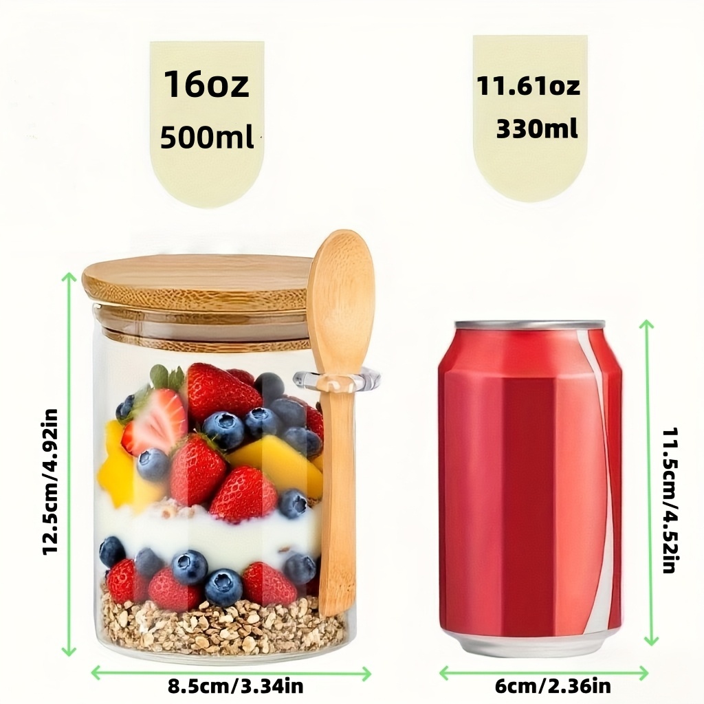 1/2/4/8 Parça Yulaf Ezmesi Cam - Food Storage Glass Container Set incelemesi ve fiyatı