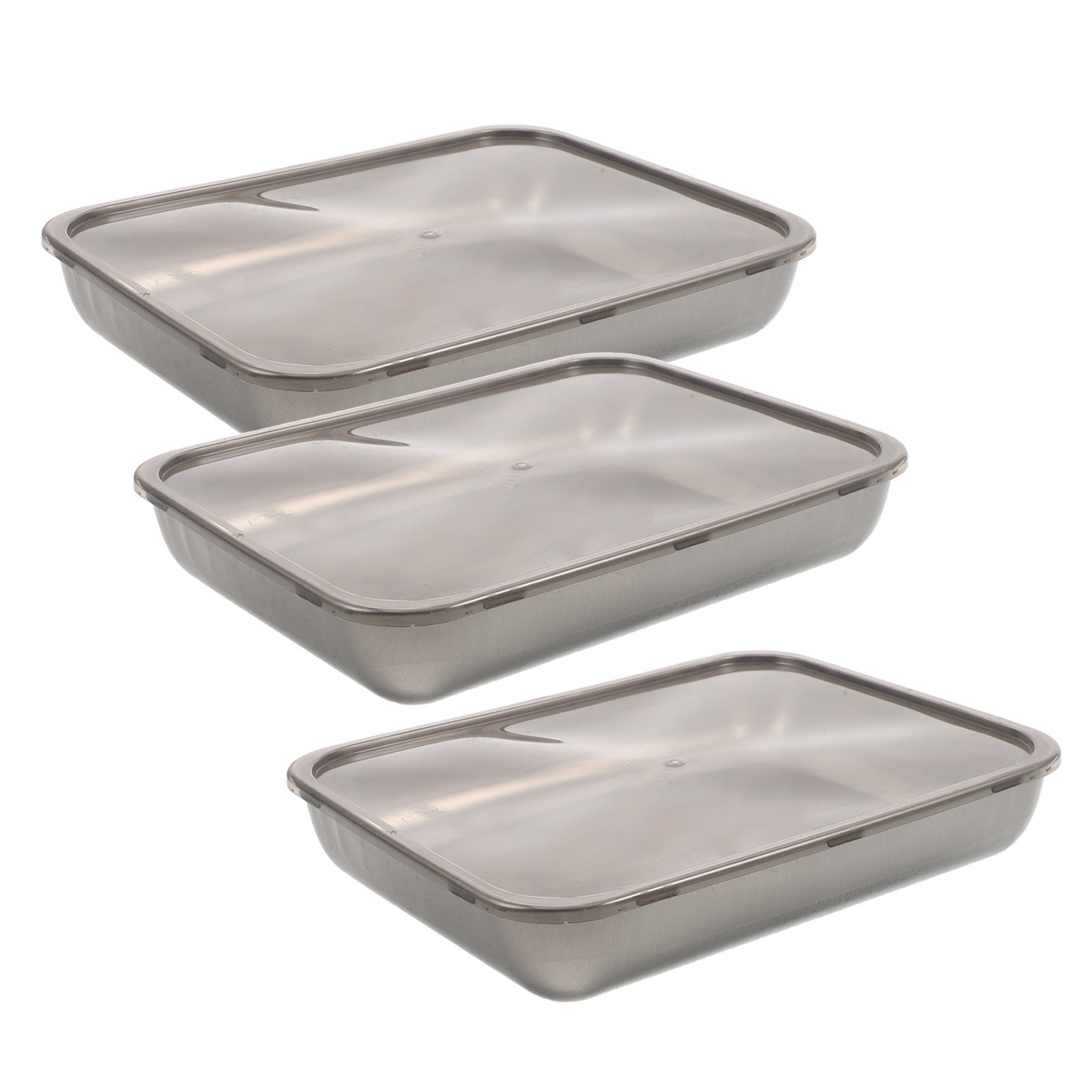 3 Adet Paslanmaz Çelik Ekmekle - Food Storage Large Plastic Containers incelemesi ve fiyatı