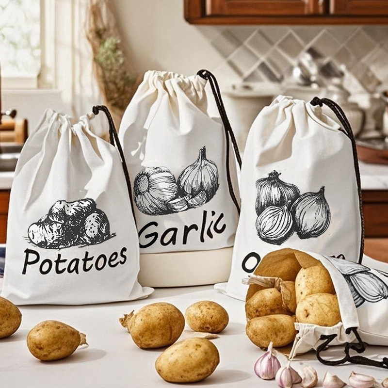 Patates Soğan Sarımsak Desenli - Food Storage Zipper incelemesi ve fiyatı