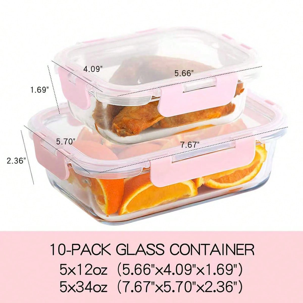 10'lu Paket Cam Yemek Hazırlık - Food Storage Made Easy incelemesi ve fiyatı