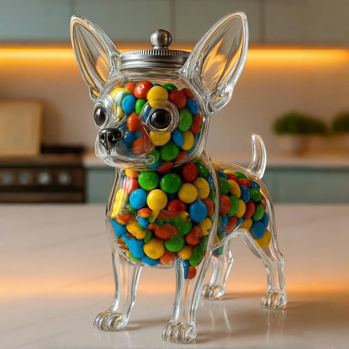 Chihuahua Şekilli Kap Tazelik  - Food Storage Glass Container Set incelemesi ve fiyatı