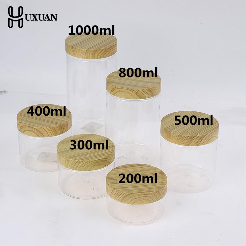 100/200/300/400/500/800/1000ml - Food Storage Jars With Wooden Lids incelemesi ve fiyatı