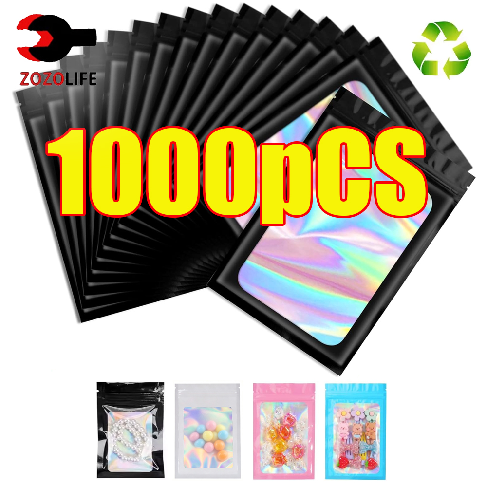 10-1000 Adet Holografik Kilitl - Food Storage Zipper incelemesi ve fiyatı