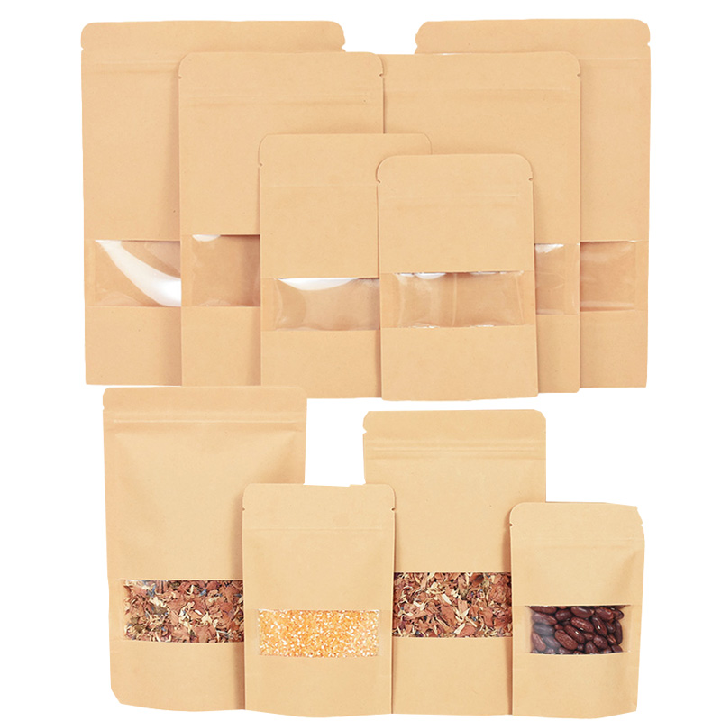 20/50 adet Kraft Kağıt kilitli - Food Storage Zipper incelemesi ve fiyatı