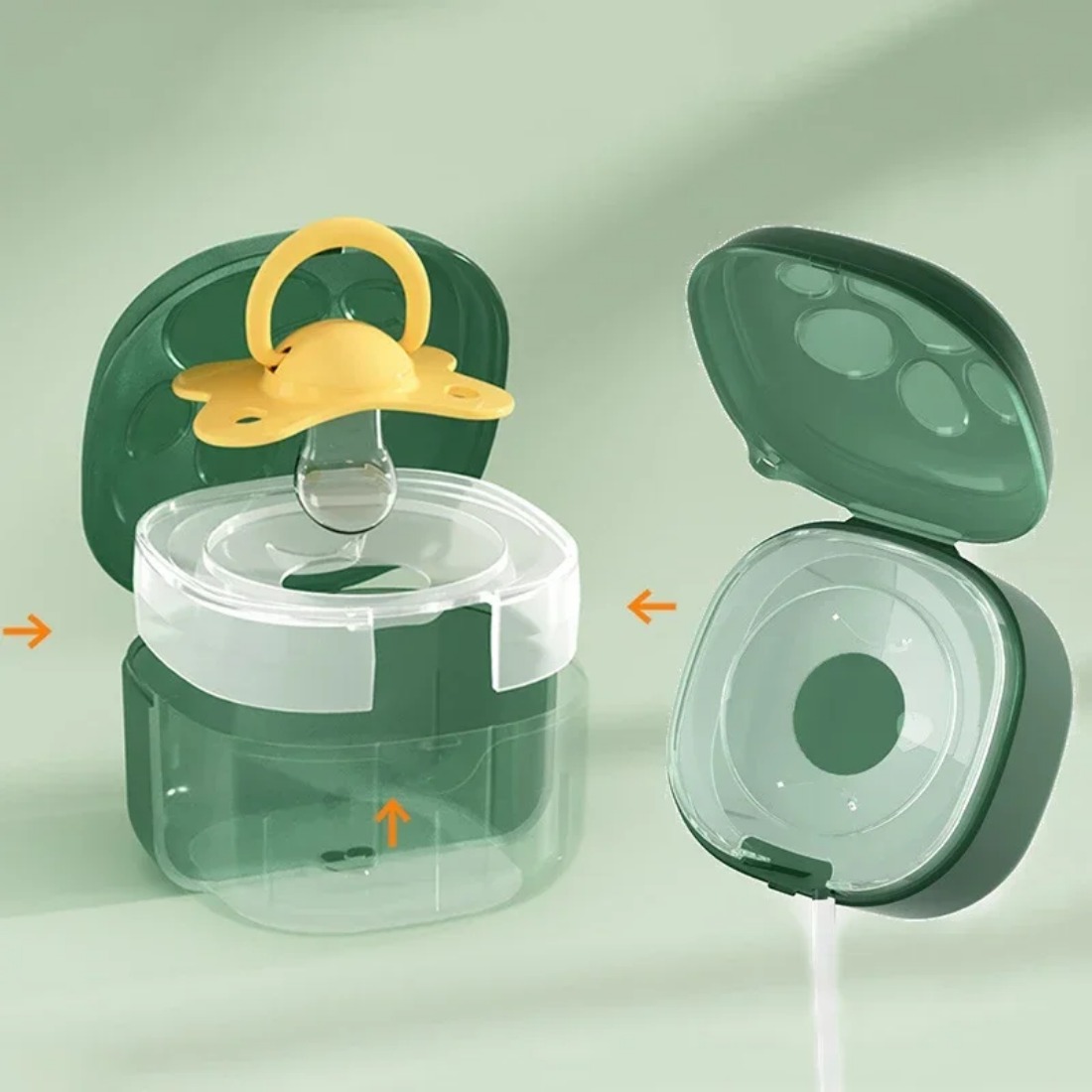 Gıda Sınıfı Silikon Emzik Kutu - Food Storage For Baby incelemesi ve fiyatı