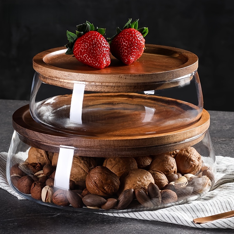 Ahşap Kapaklı Cam Kaplar – Gıd - Food Storage Jars With Wooden Lids incelemesi ve fiyatı