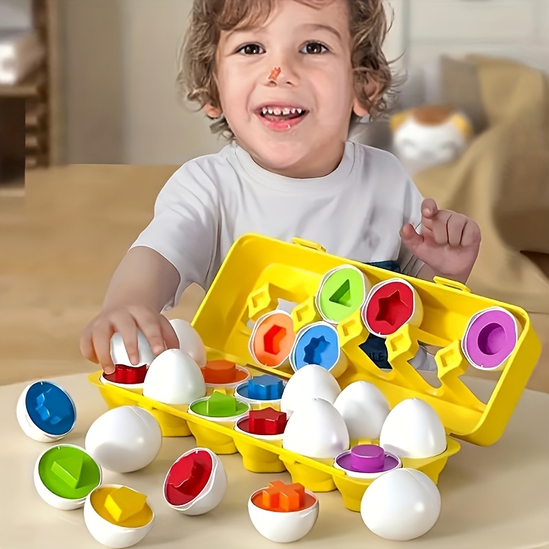 6/12 adet Renk ve Şekil Eşleşt - Food Storage Eggs incelemesi ve fiyatı