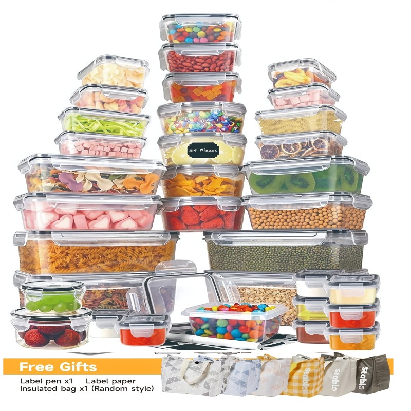 48 Parça BPA İçermeyen Gıda Sa - Food Storage Pantry incelemesi ve fiyatı